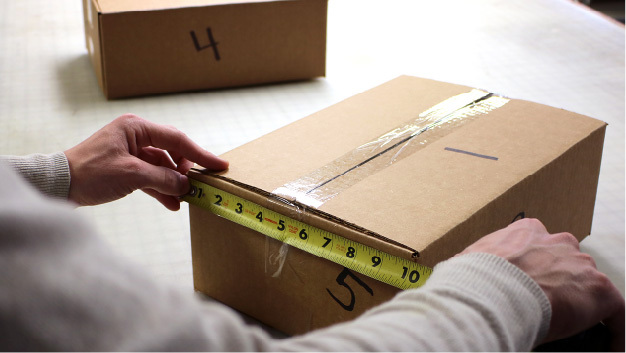 measuring a box
