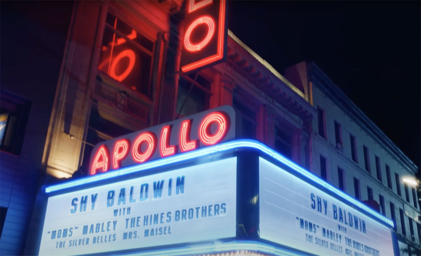 An image of the Apollo Theater sign