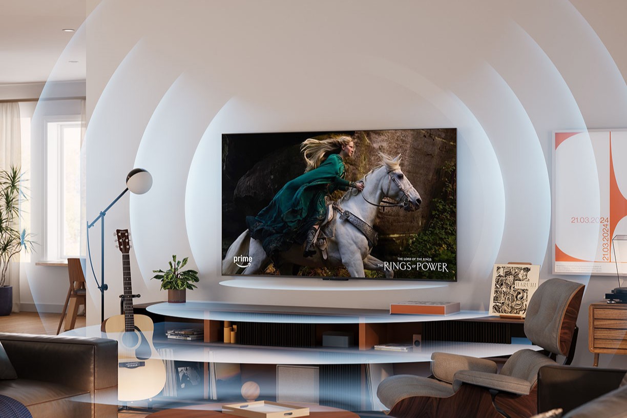 Dolby Atmos speakers on the Fire TV Omni Mini-LED Series