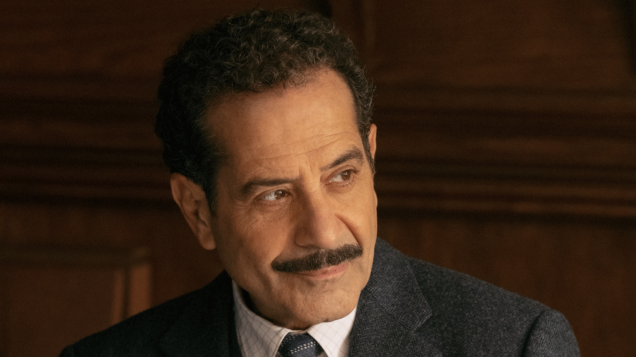 A headshot image of Tony Shalhoub in a scene from 'The Marvelous Mrs. Maisel'