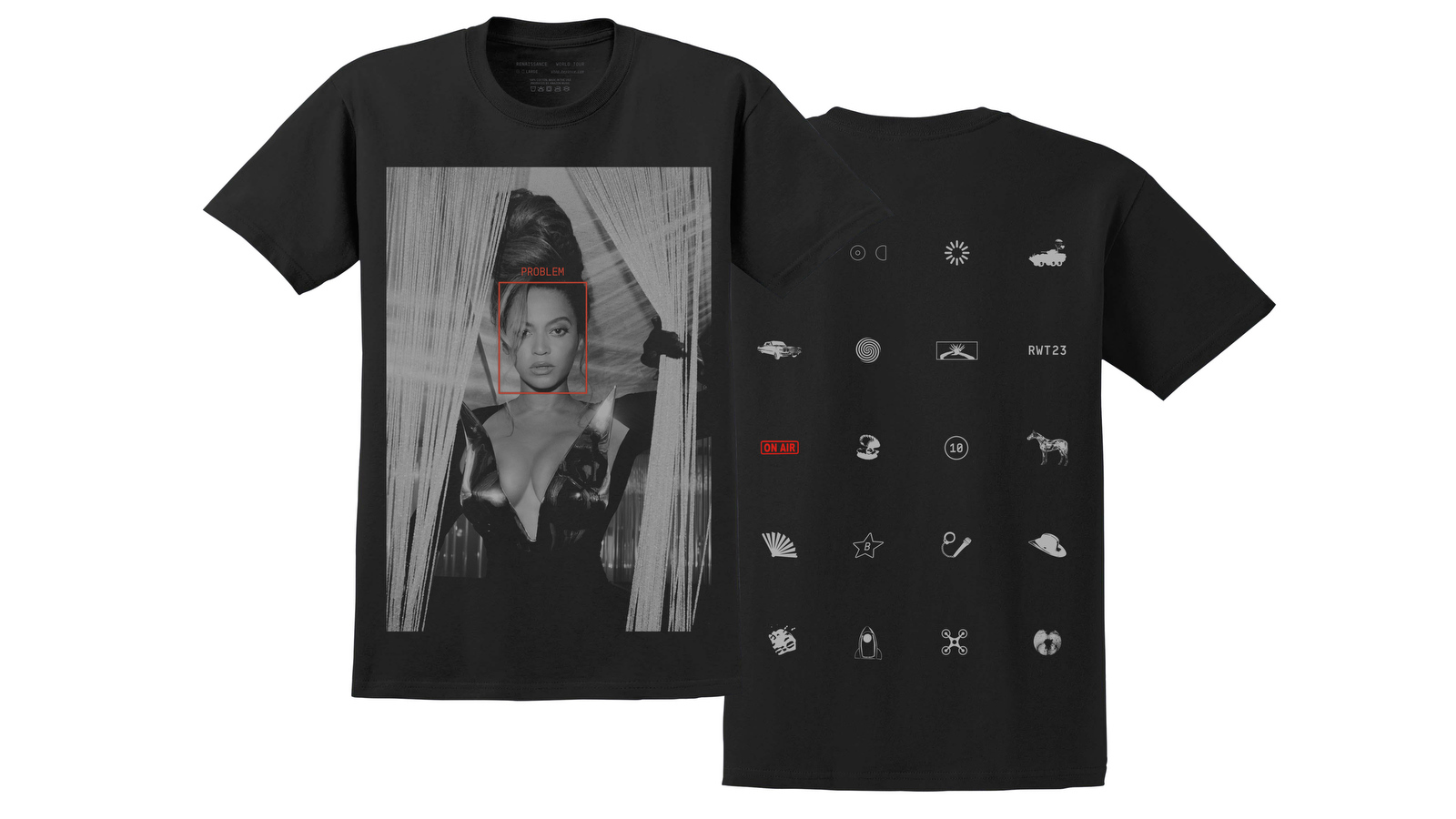 An image of Amazon Music's Drop 3.0 of the RENAISSANCE WORLD TOUR exclusive online collection.