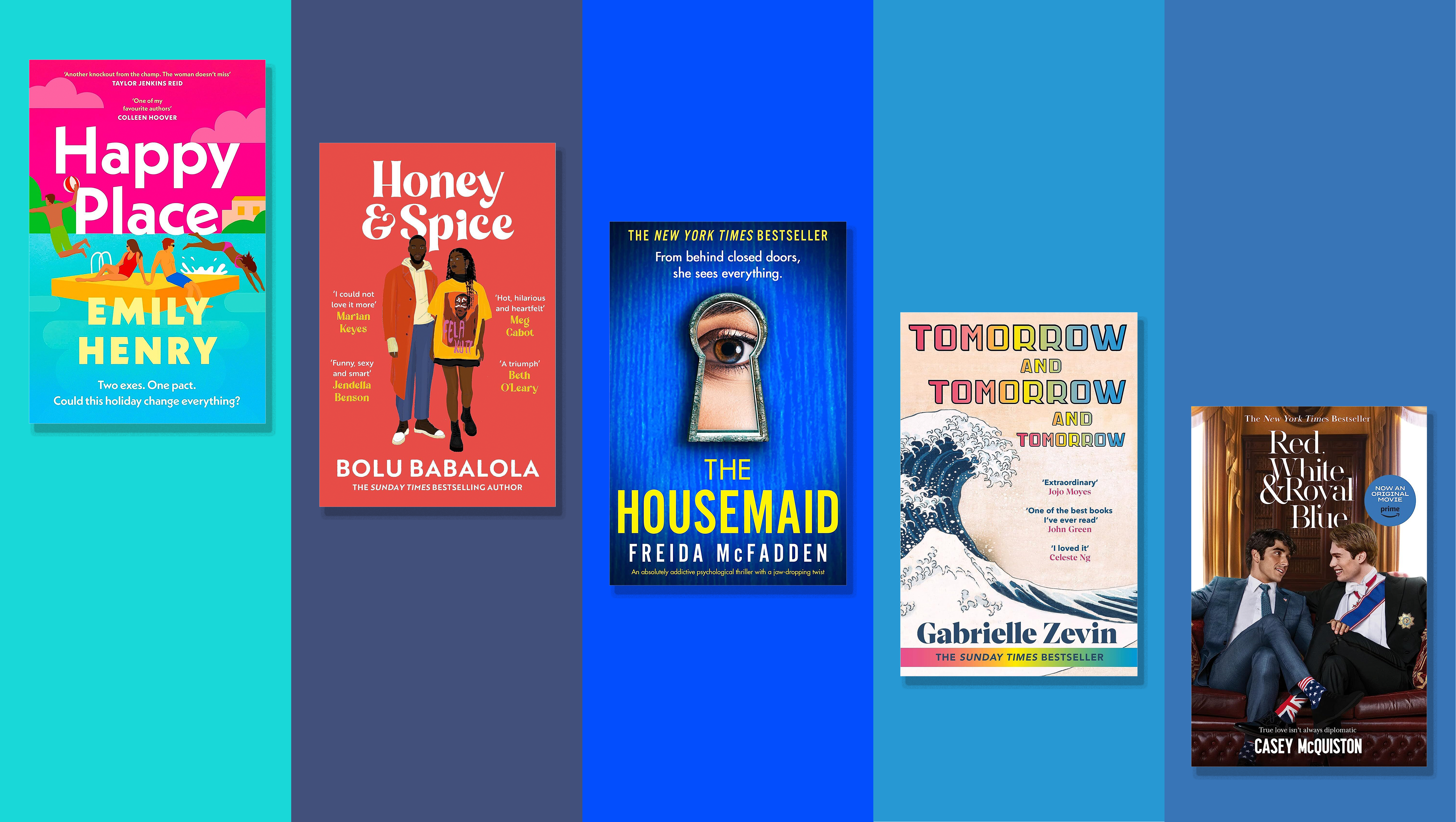 Covers of all the books featured in the article.