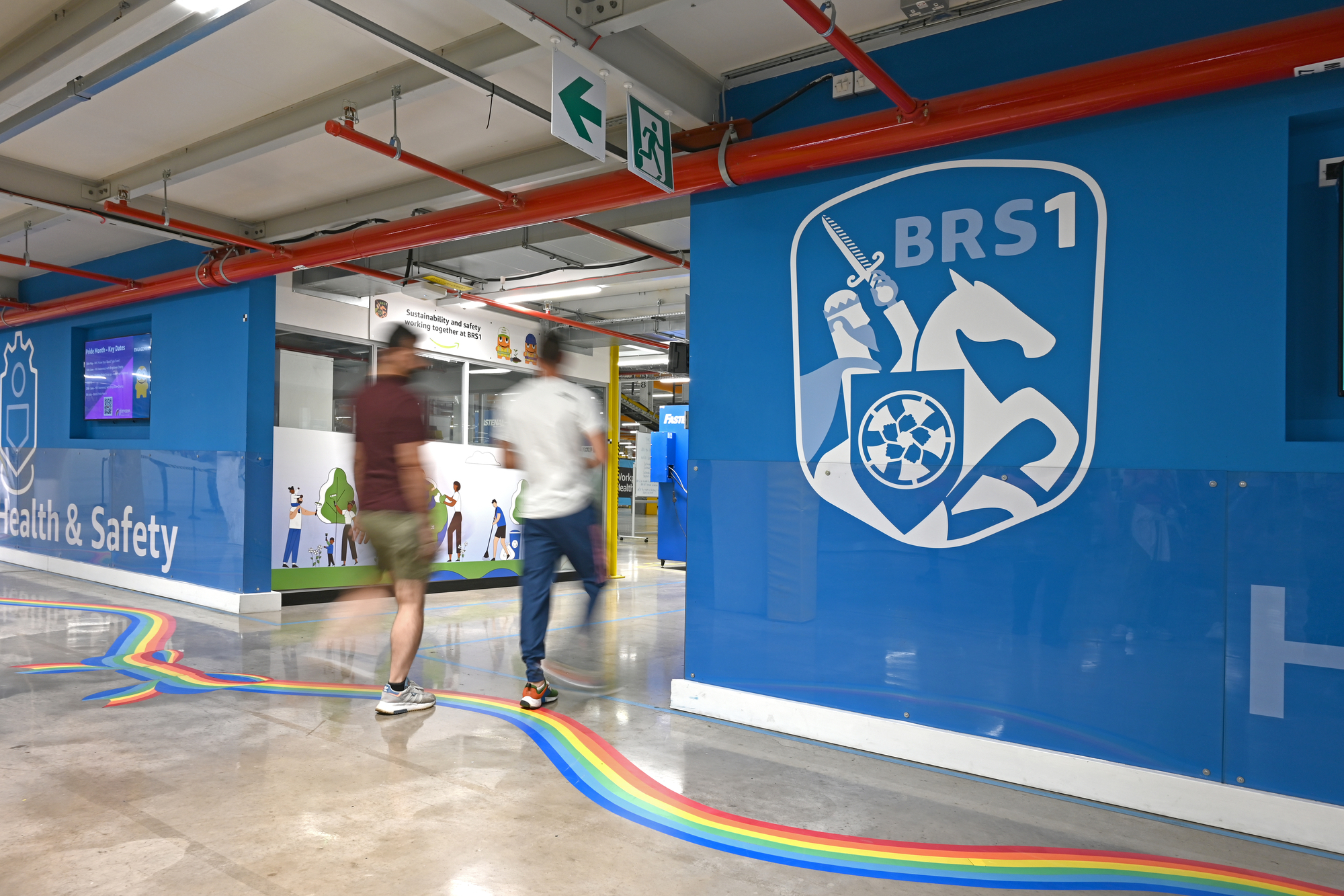 Entrance to BRS1 with the icon in full view