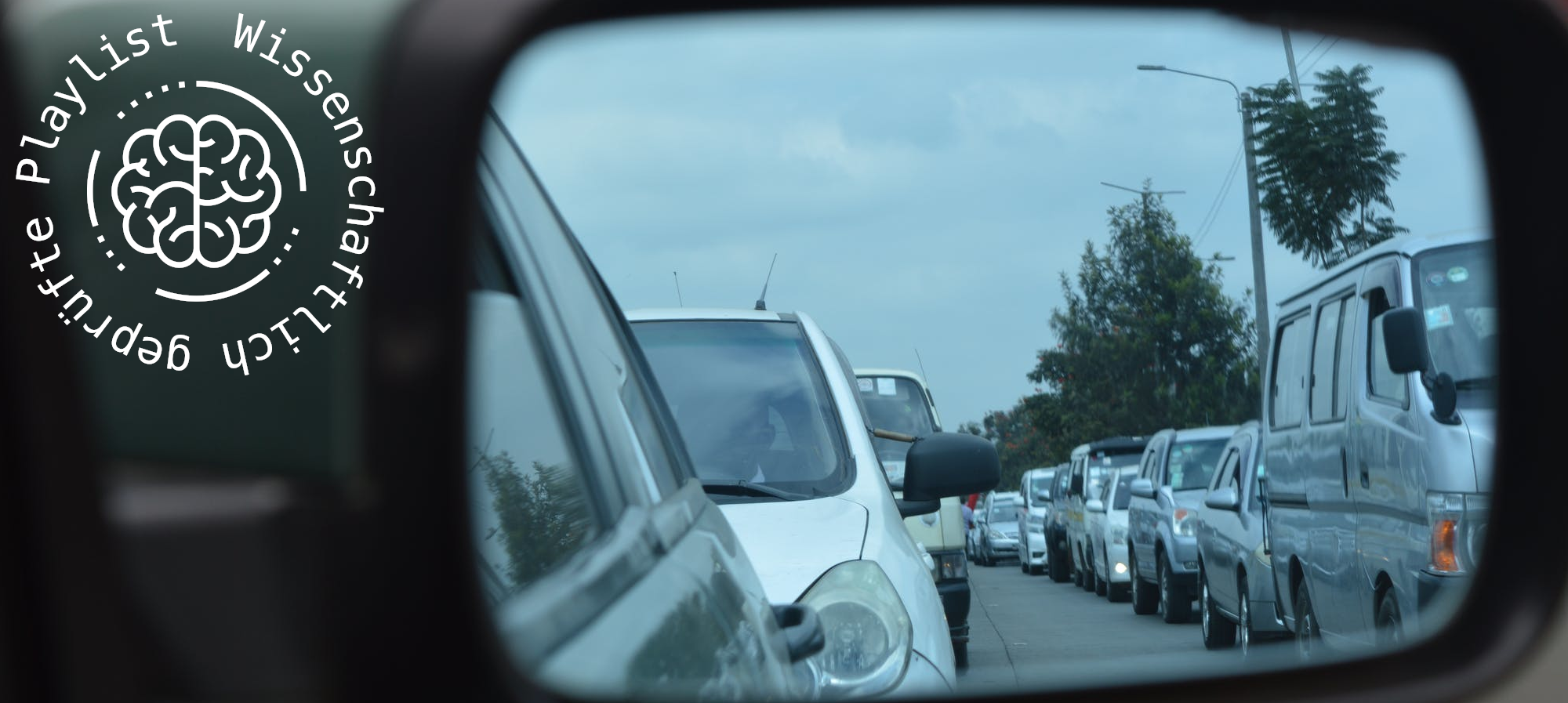 stau, autos, fenster, spiegel