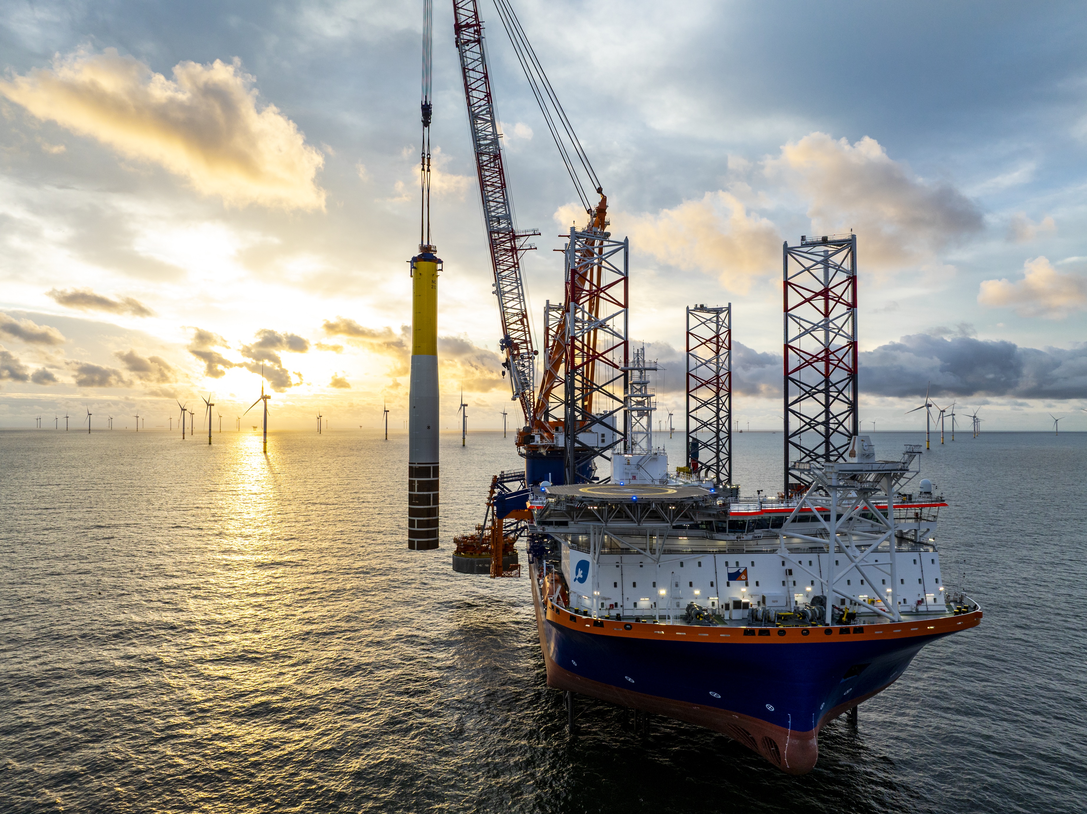 RWE Nordsee Cluster Piling