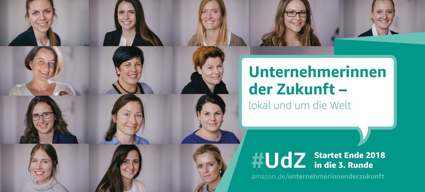Collage der UdZ Teilnehmerinnen 2018 mit Aufruf zur nächsten Runde: UdZ 3