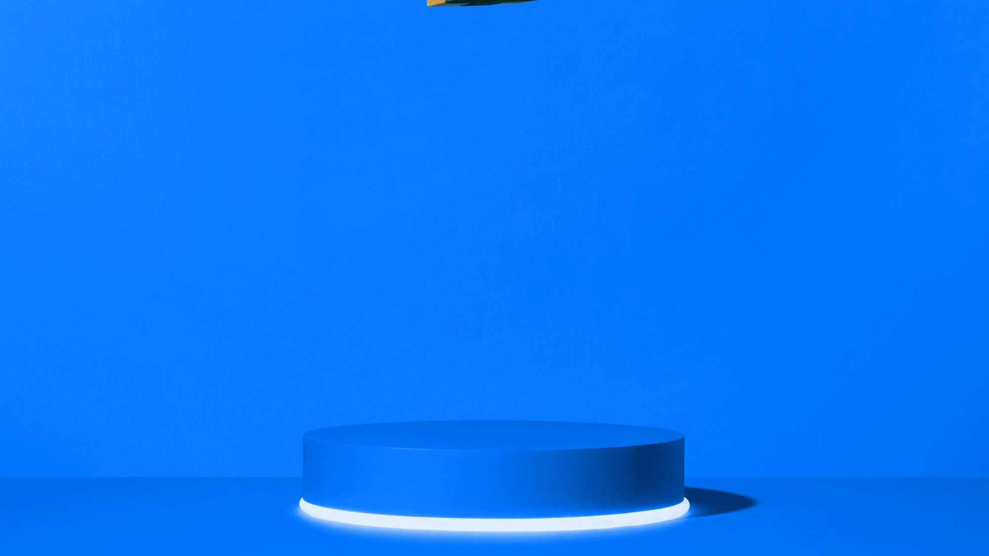 gif featuring drone dropping gift box