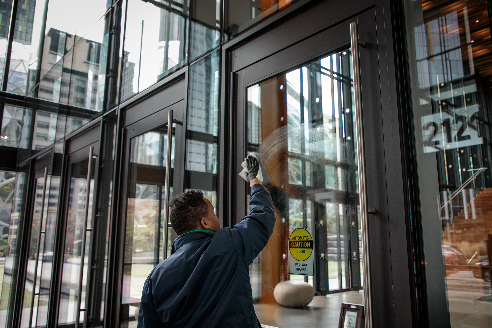 A scene from Amazon's Seattle campus