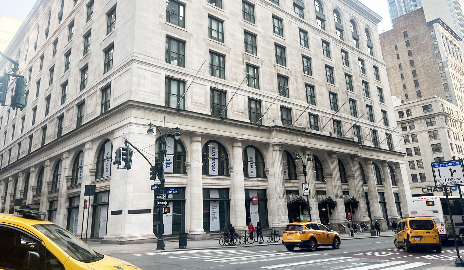 An image of the outside of the former B. Altman's department store featured in the marvelous mrs. maisel