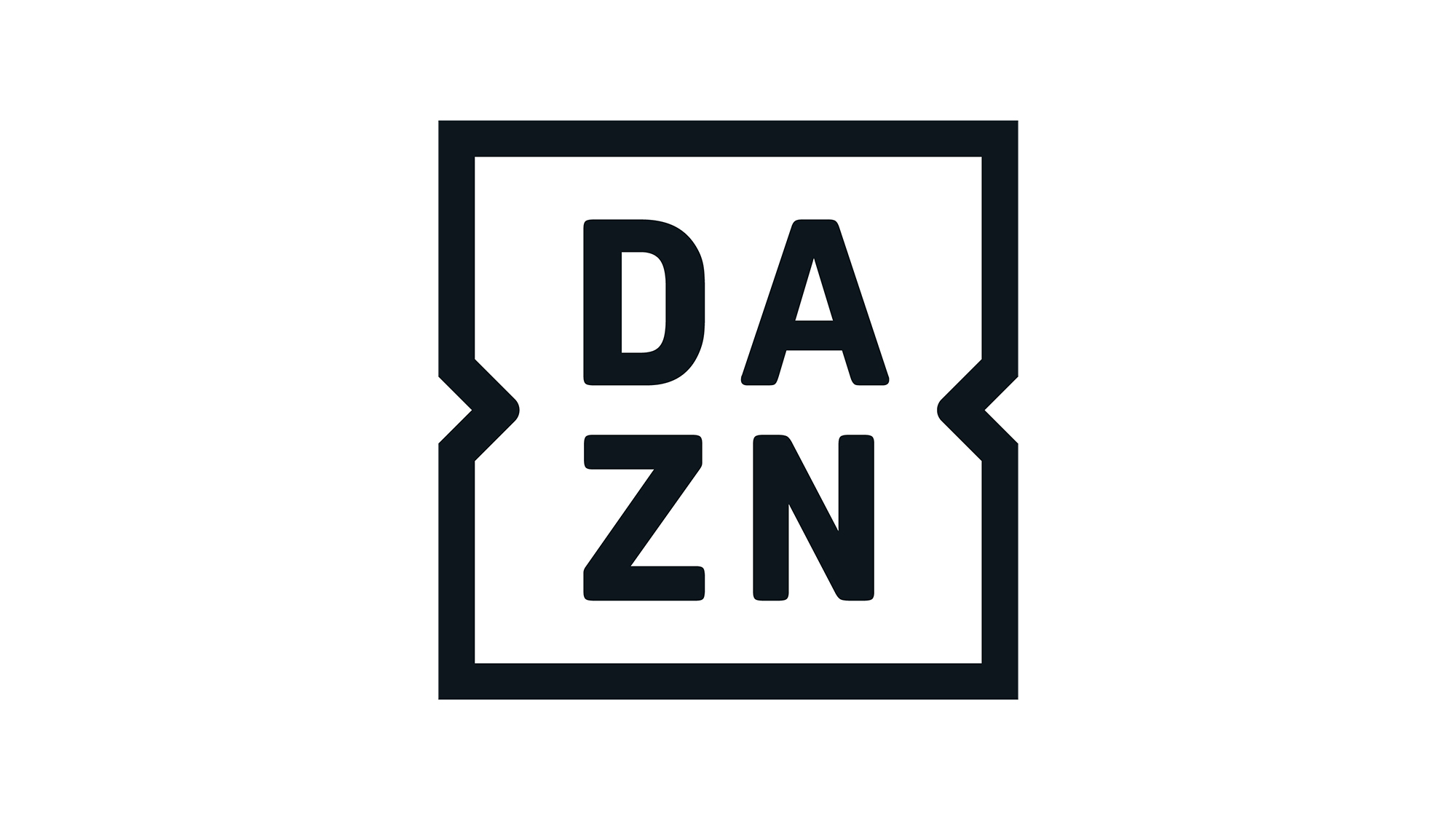DAZN logo over white background