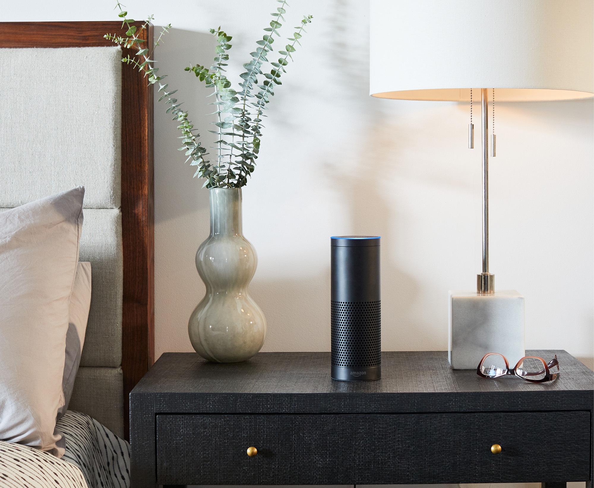 Amazon Echo, an Alexa-enabled device