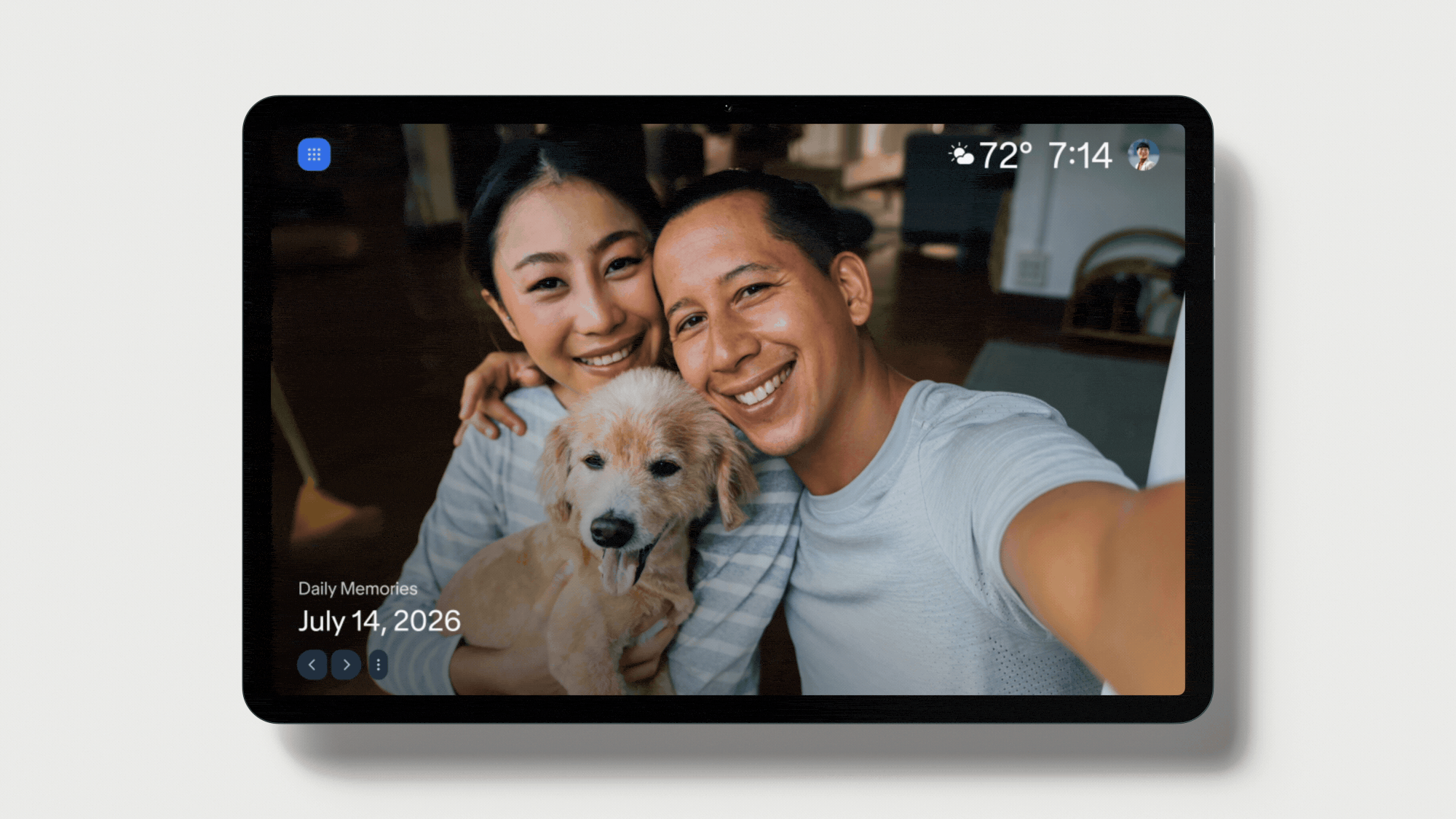 Echo Show 16 photo display and calendar display