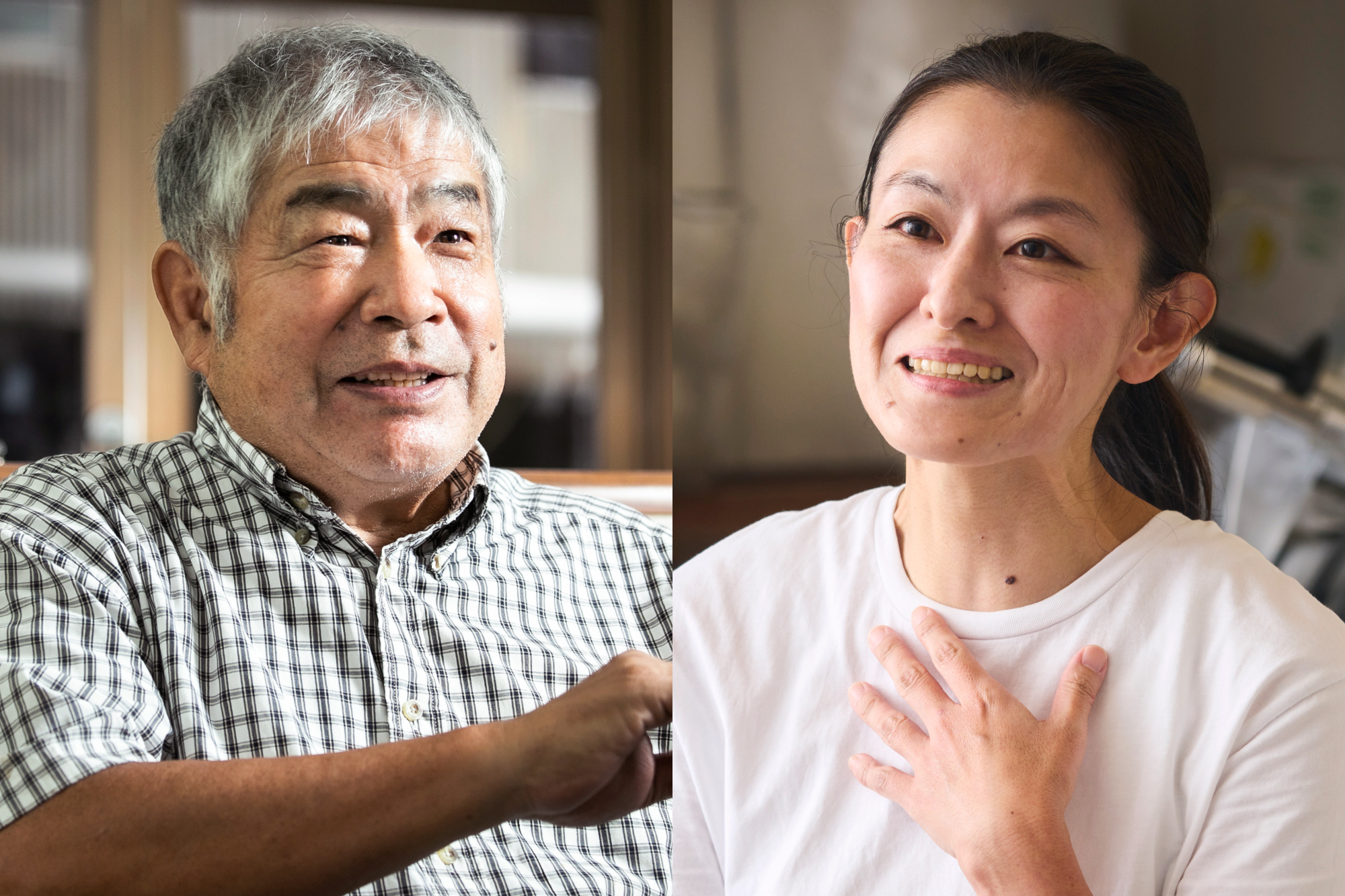 牧製紙株式会社の太田さんと淡路アグリファーム株式会社の冨田さん