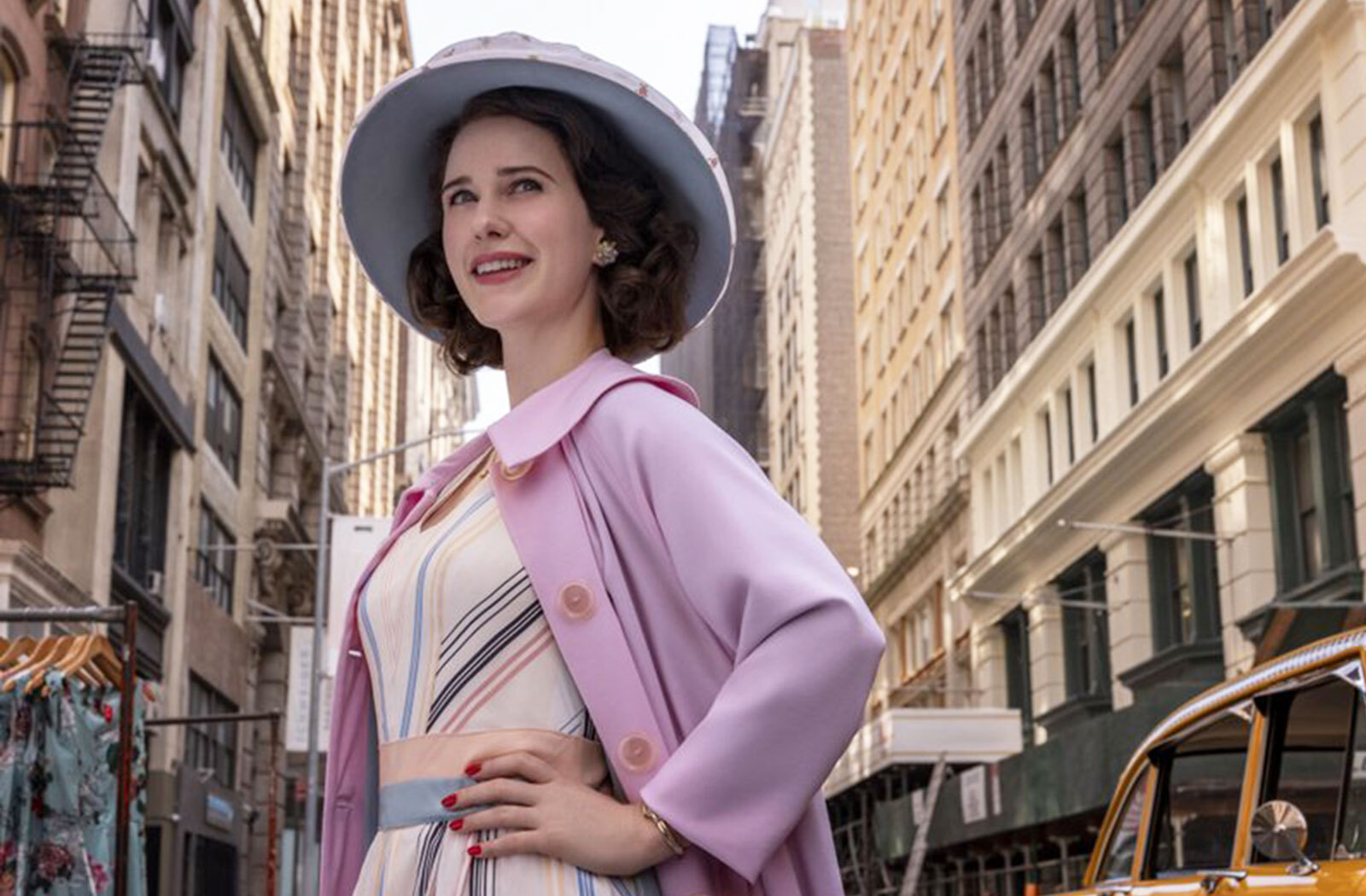 An image of the street where the marvelous mrs maisel filmed the garment district scenes