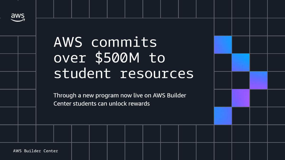 AWS commits over $500 M to student resources
