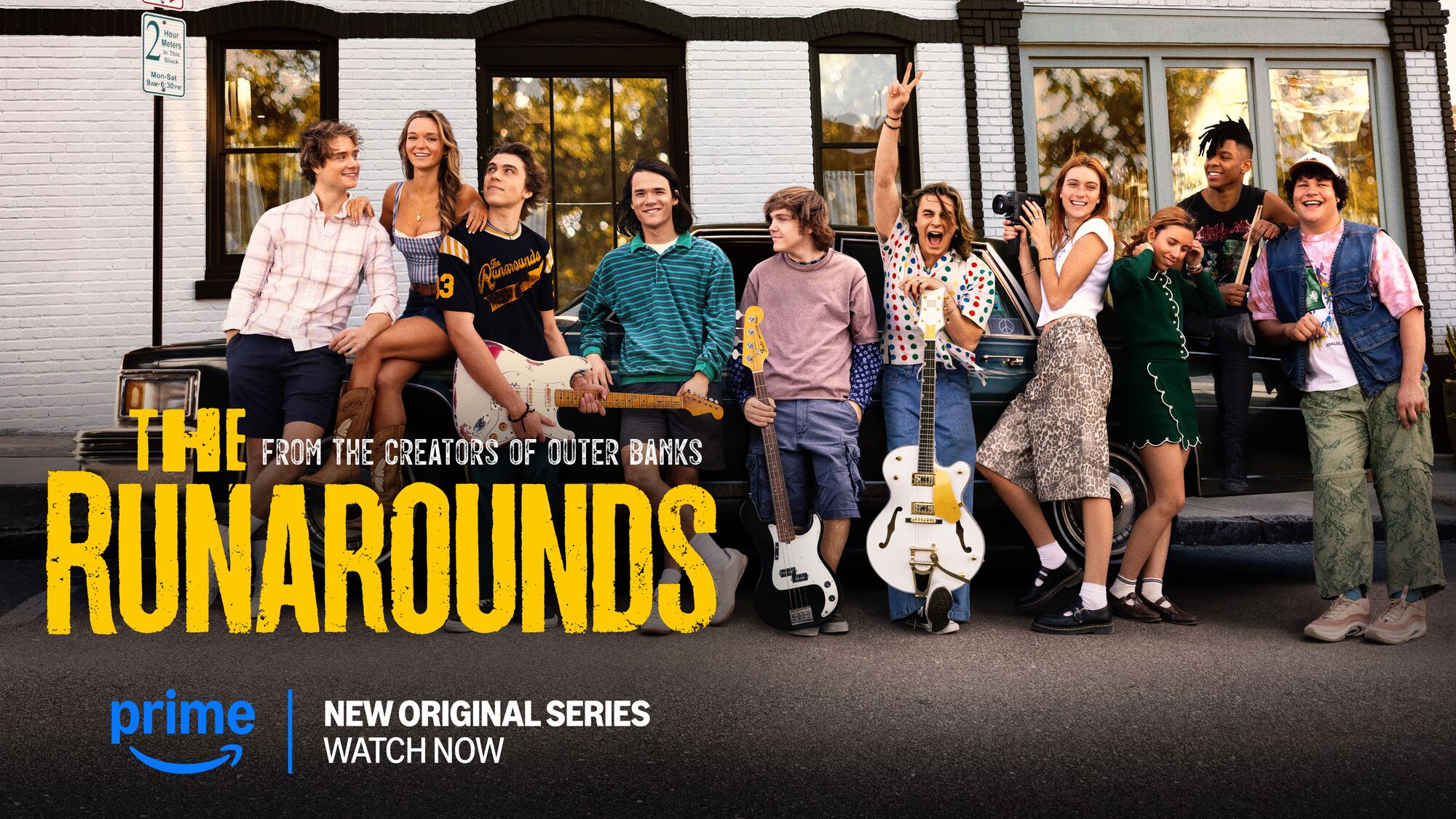 Promo art for Prime Video's The Runarounds show.