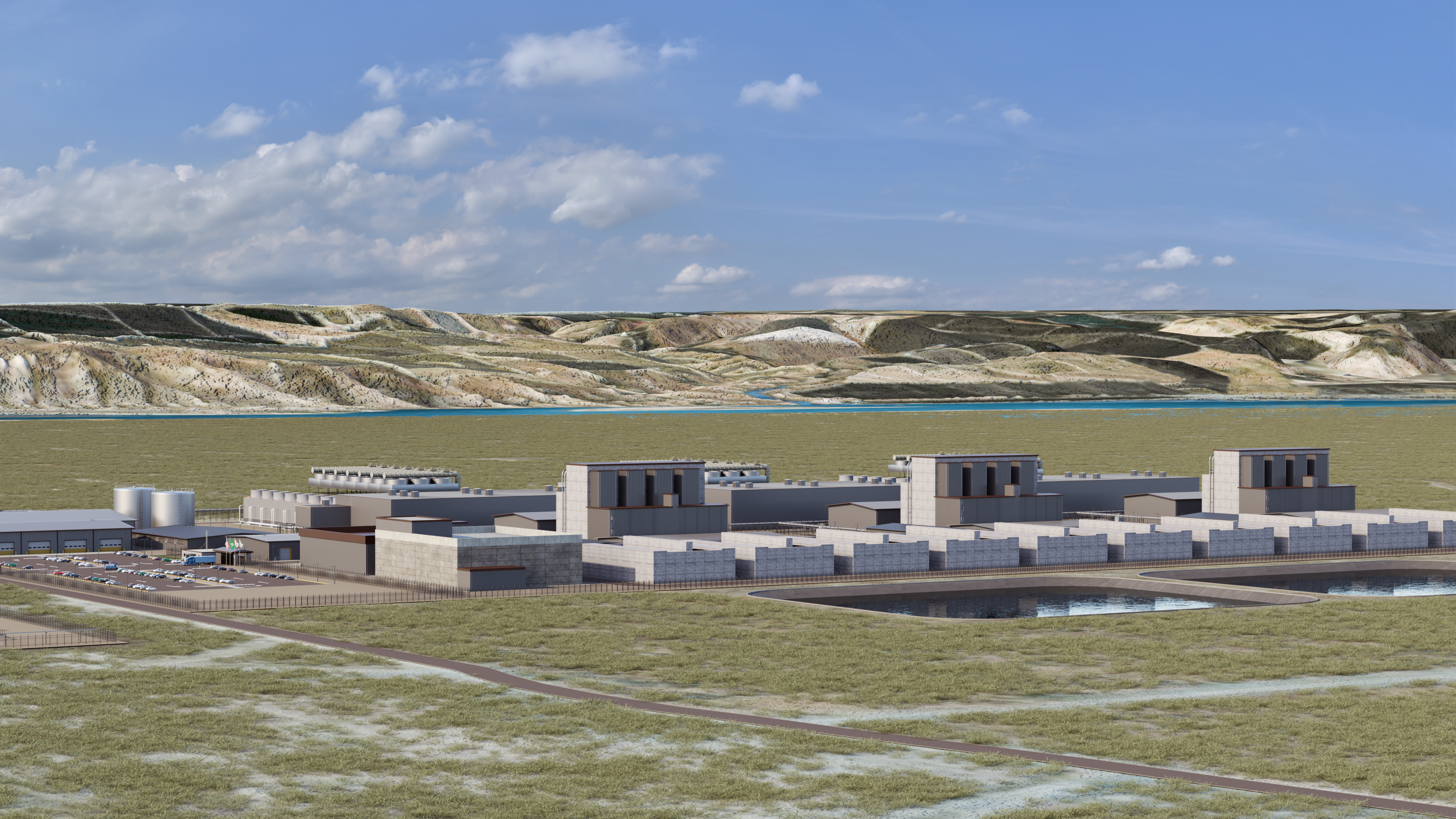 Renderings of the first SMR facilities in the United States