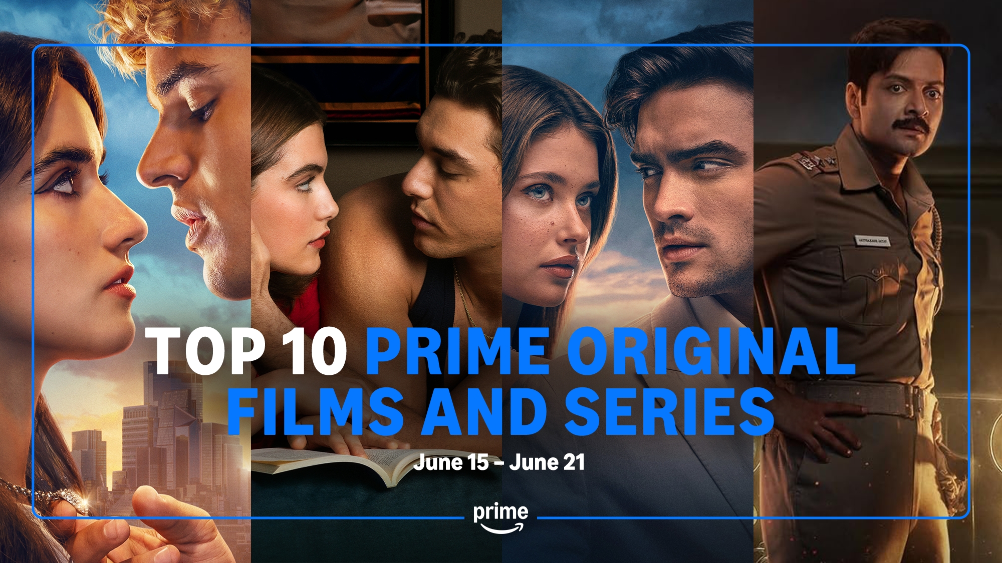 Promotional collage for Prime streaming service highlighting featured films and series for week of June 15-21