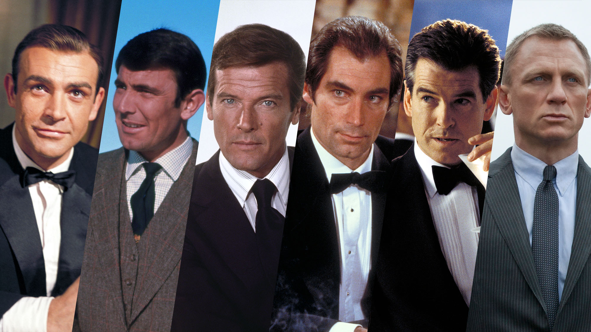 All James Bonds across the franchise