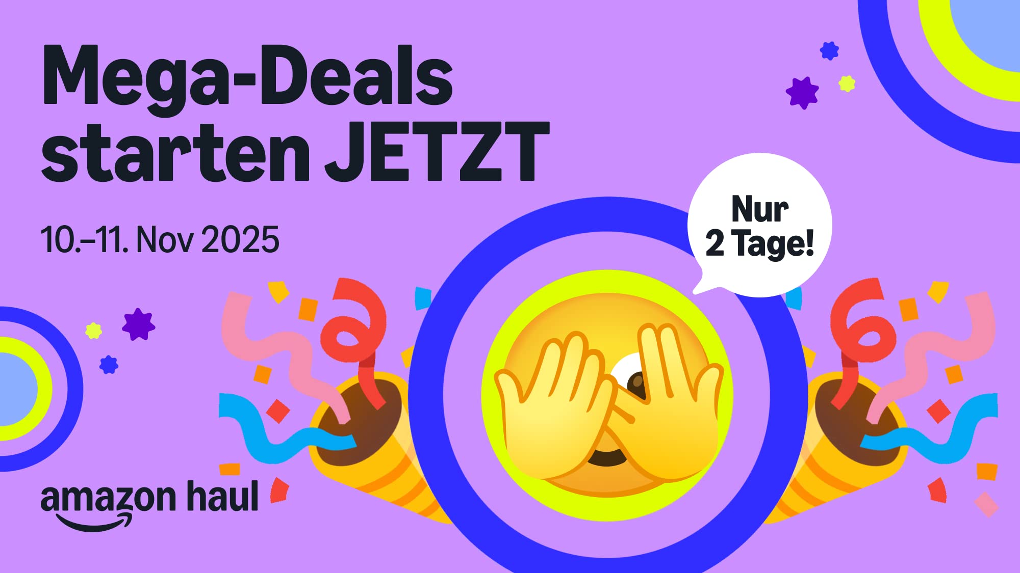 Amazon Haul: Mega-Deals Event 10-11. November 2025 