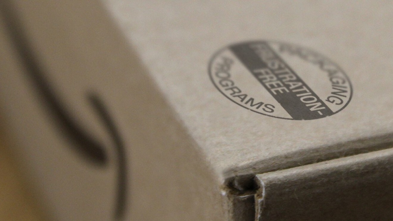 FFP stamp on Amazon box