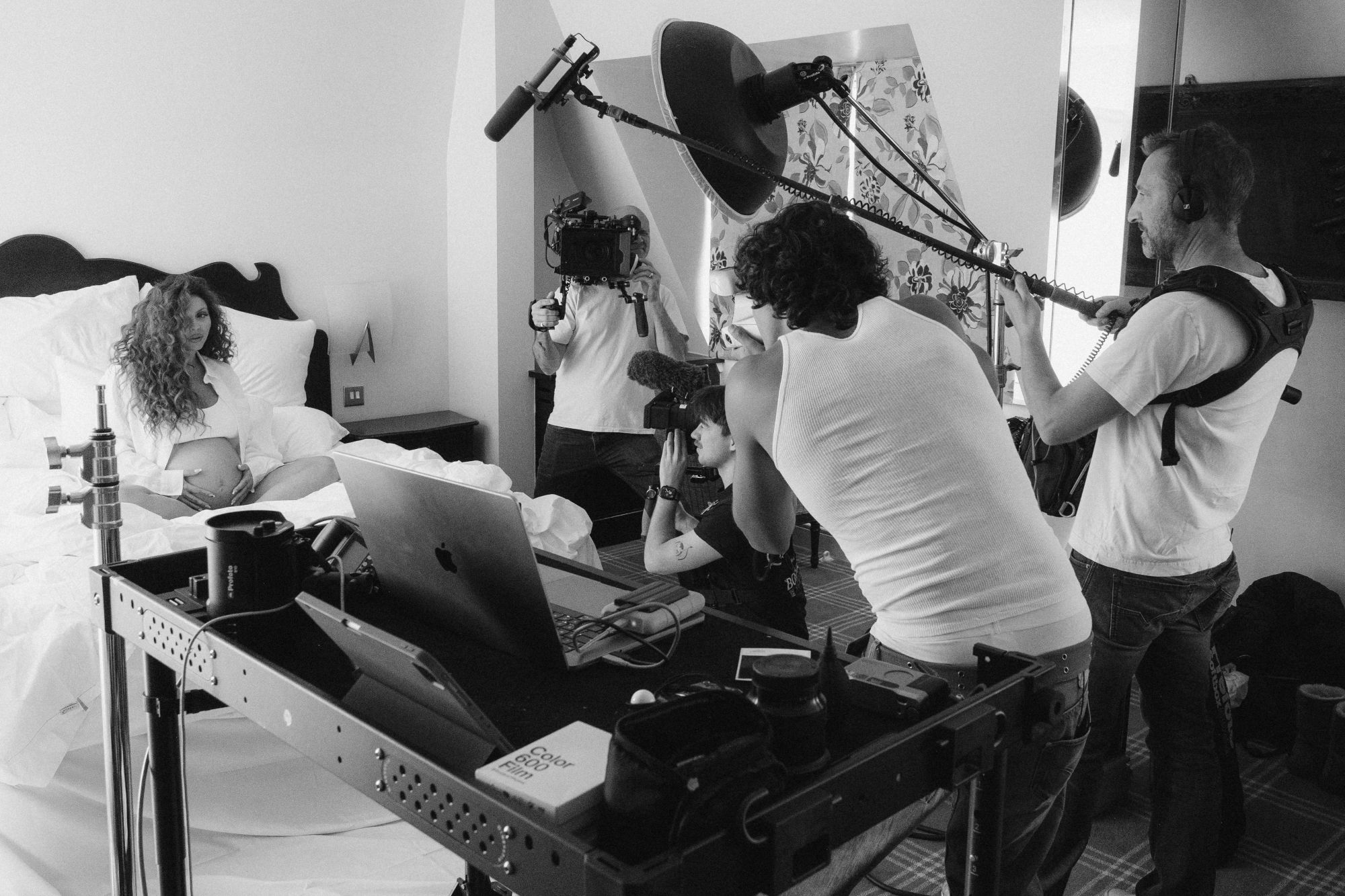 Jesy Nelson with camera crews for her documentary Life After Little Mix