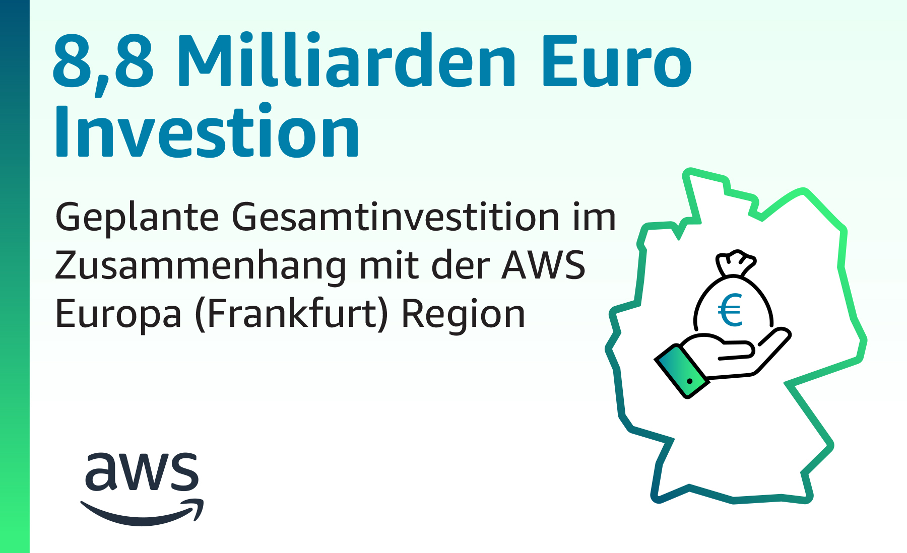 Daten zu Investitionen von AWS in Deutschland