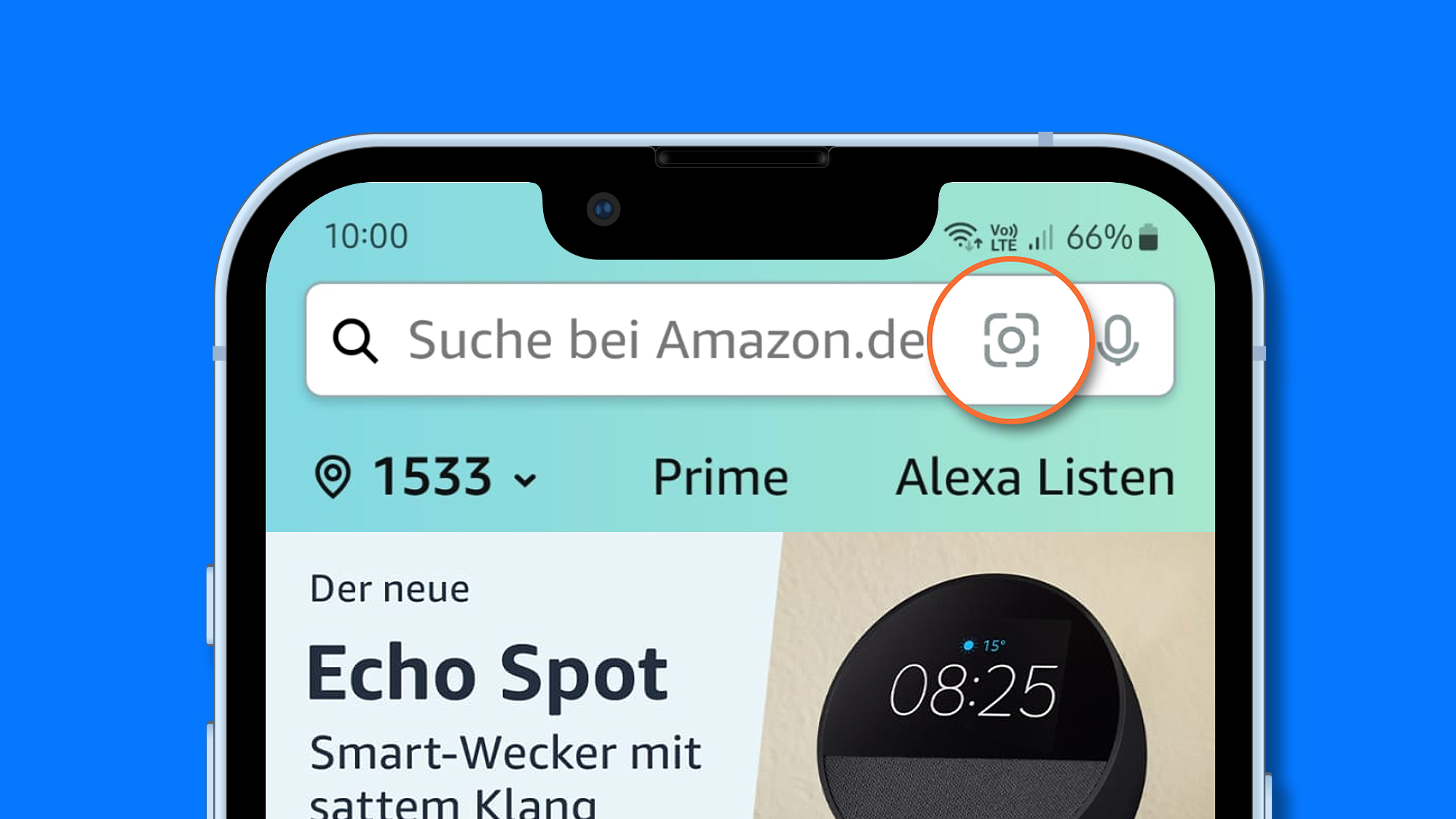 Amazon Lens in der Shopping-App