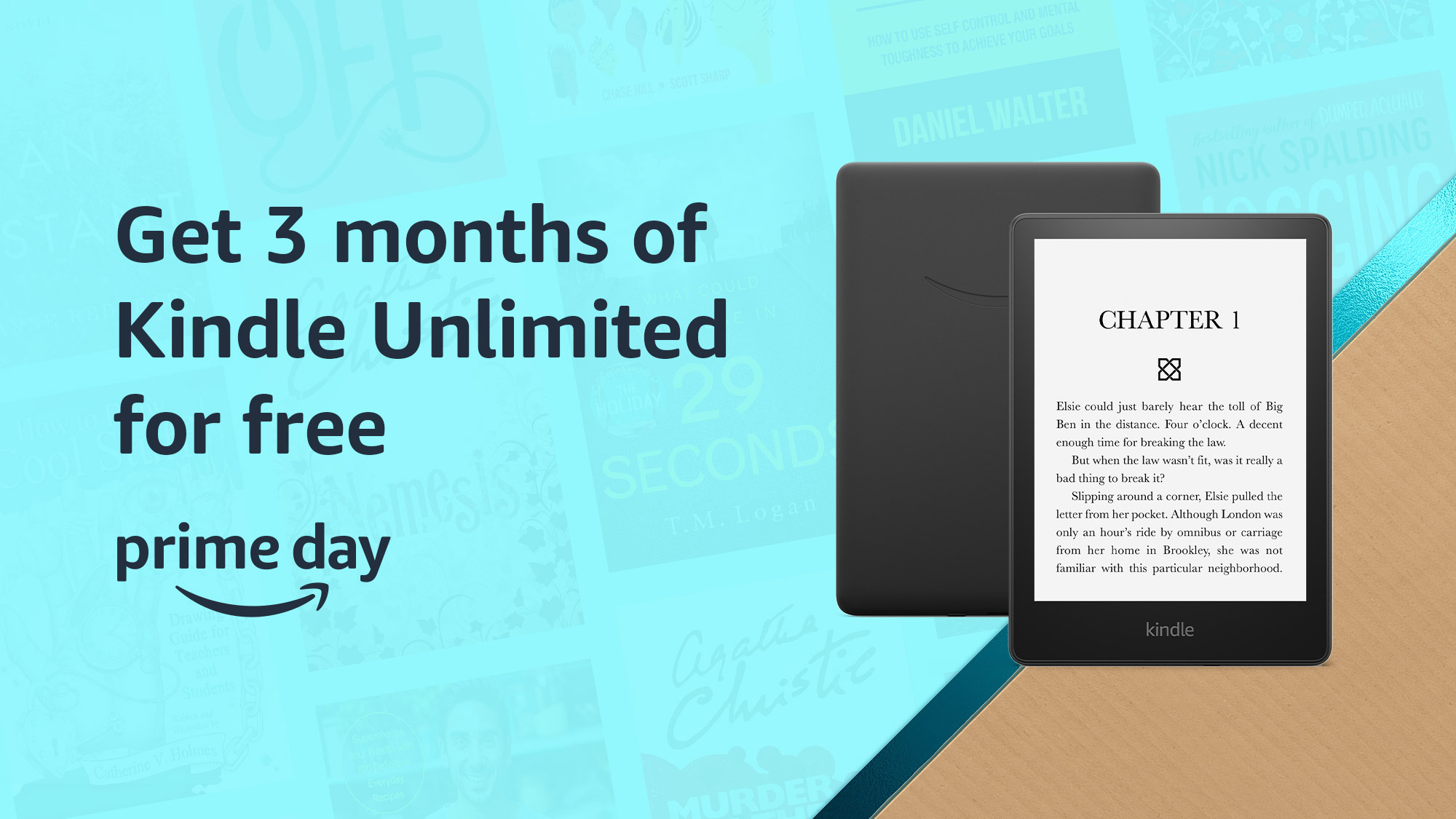 Prime Day Kindle Unlimited deal Get 3 free months