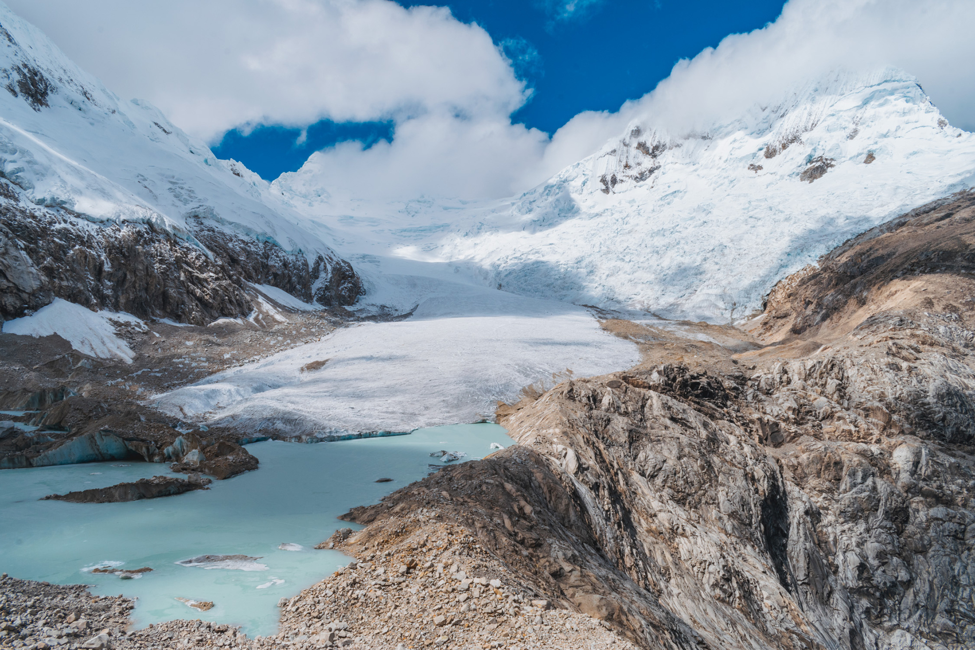 A mountain view in Peru 