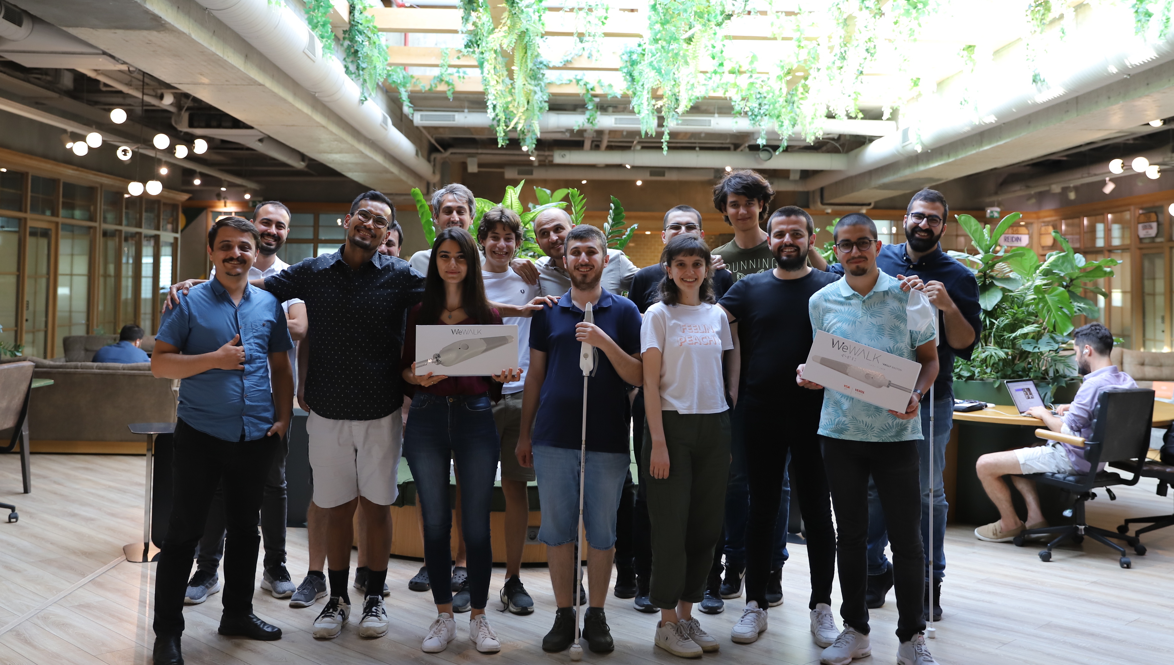 WeWalk team group photo