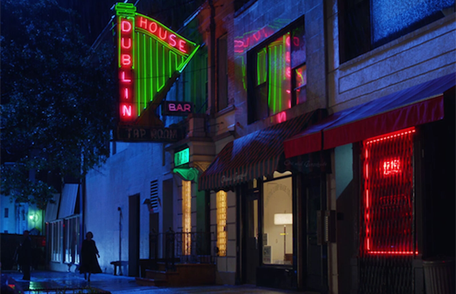 An image of the outside of the Dublin House bar featured in the marvelous mrs. maisel