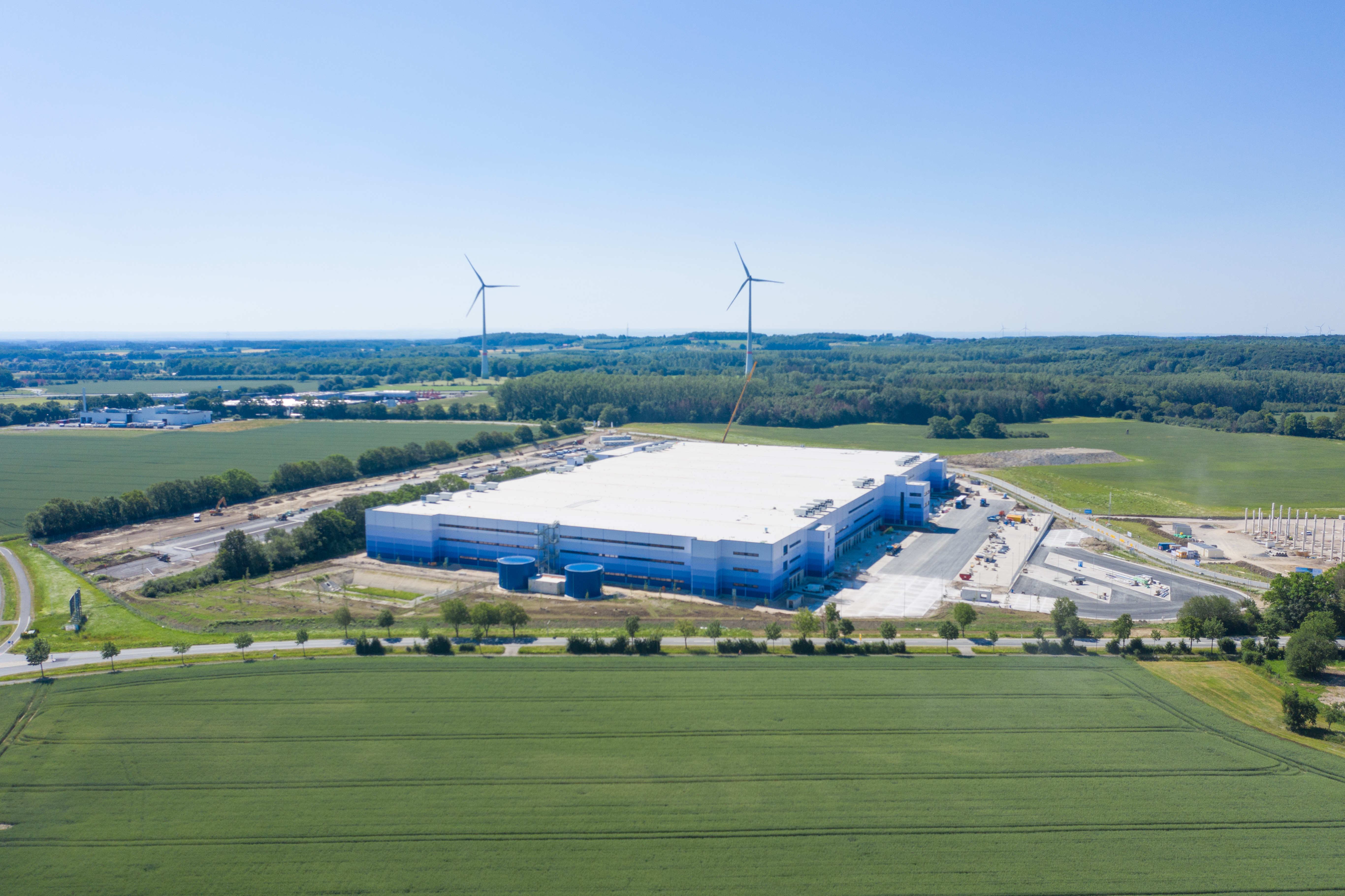 Luftbild von Amazon Oelde