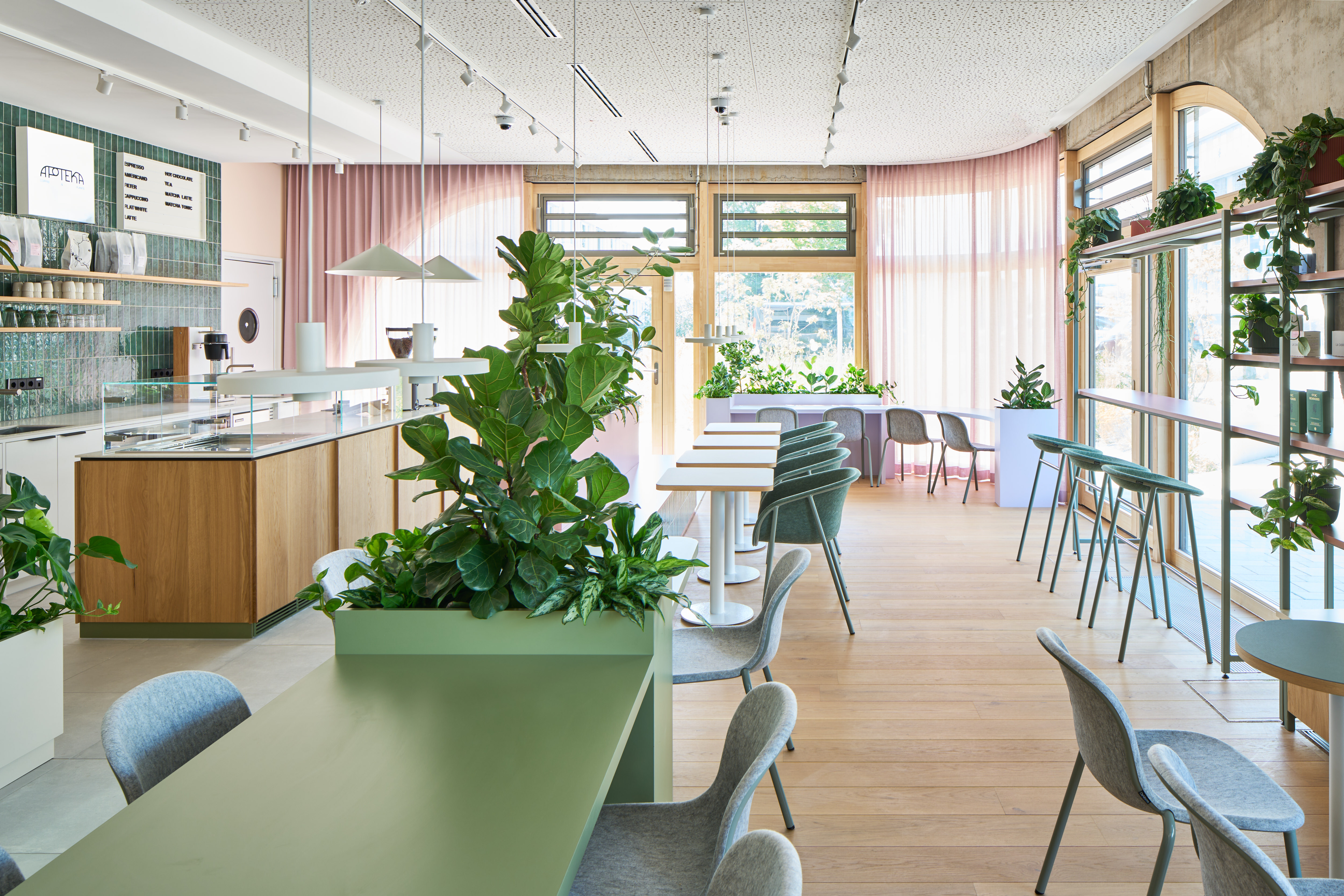 Bilder von neue Cafe Apoteka in Amazon Gebäude STR10 in Tübingen