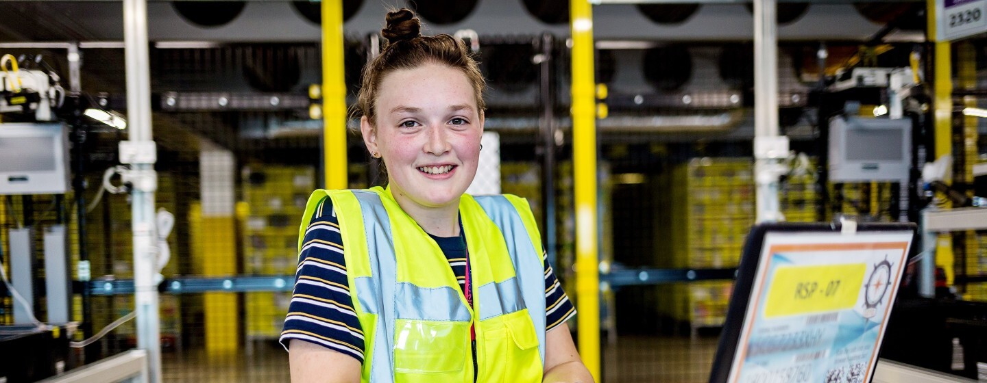 Tour an Amazon fulfilment centre in the UK.