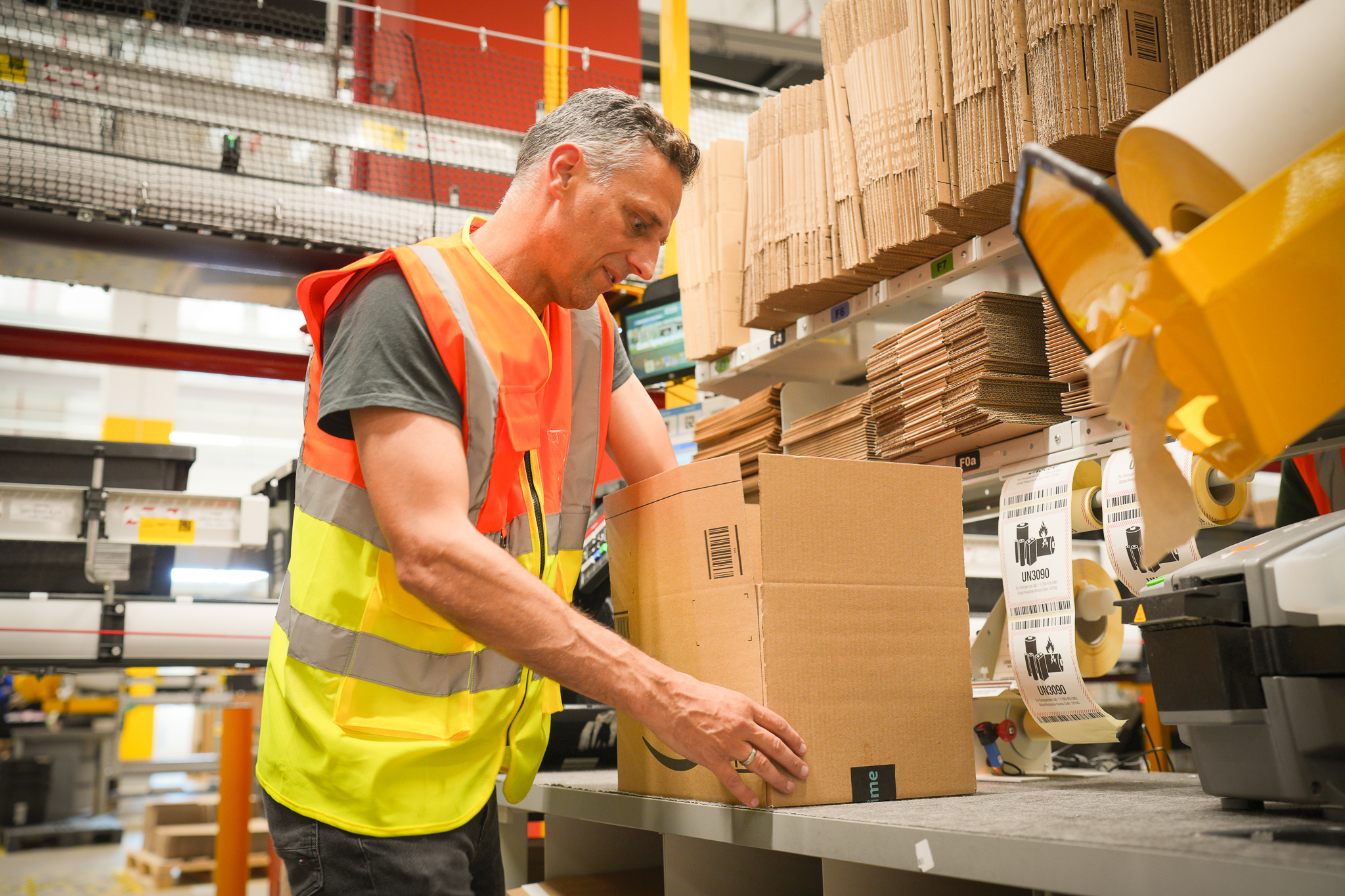 Rocco Bräuniger in ERF1 beim Packen