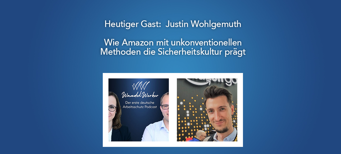 Collage von Justin und den Podcast Moderatoren