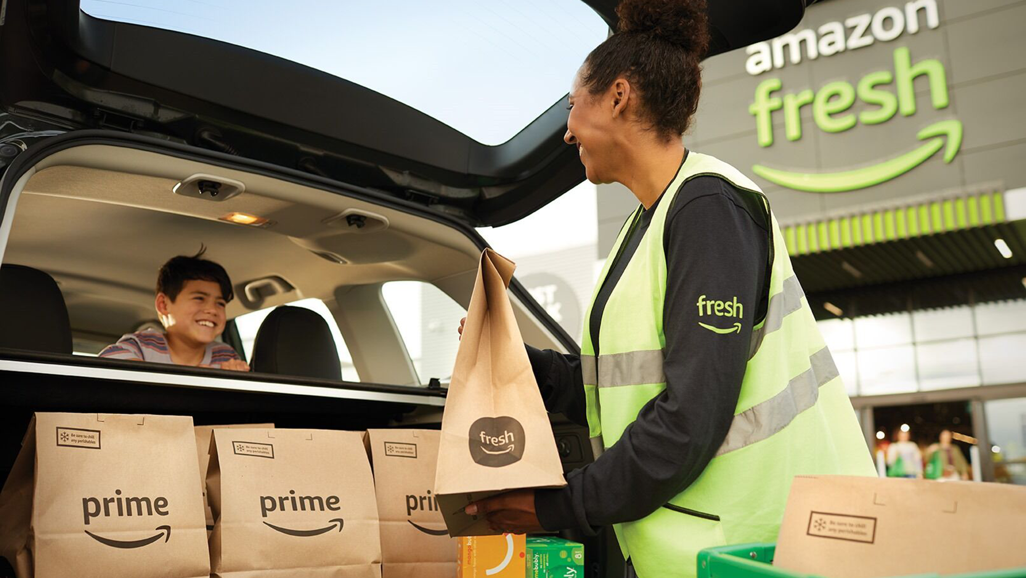 Suscripcion nueva de Amazon para entrega de comida grandes ahorros para miembros Prime y usuarios de EBT