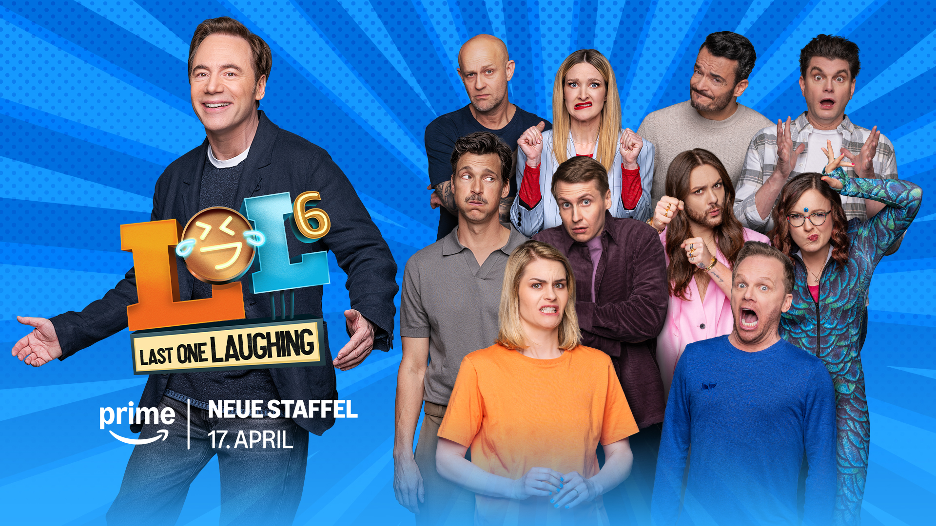 Die Teilnehmenden der Show LOL: Last One Laughing, Staffel 6. 
