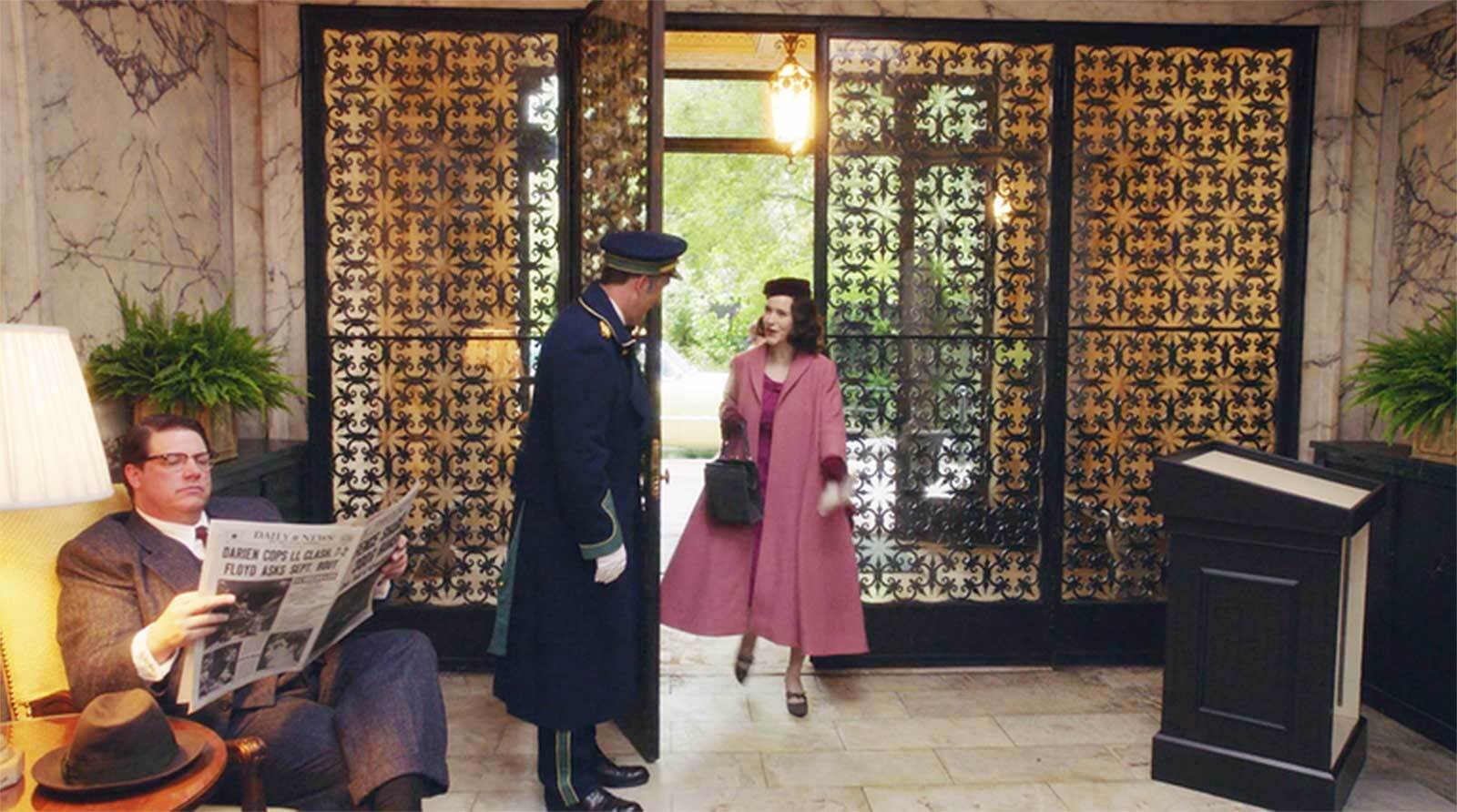 An image of the outside of the apartment building where Mrs. Maisel lived in the marvelous mrs maisel