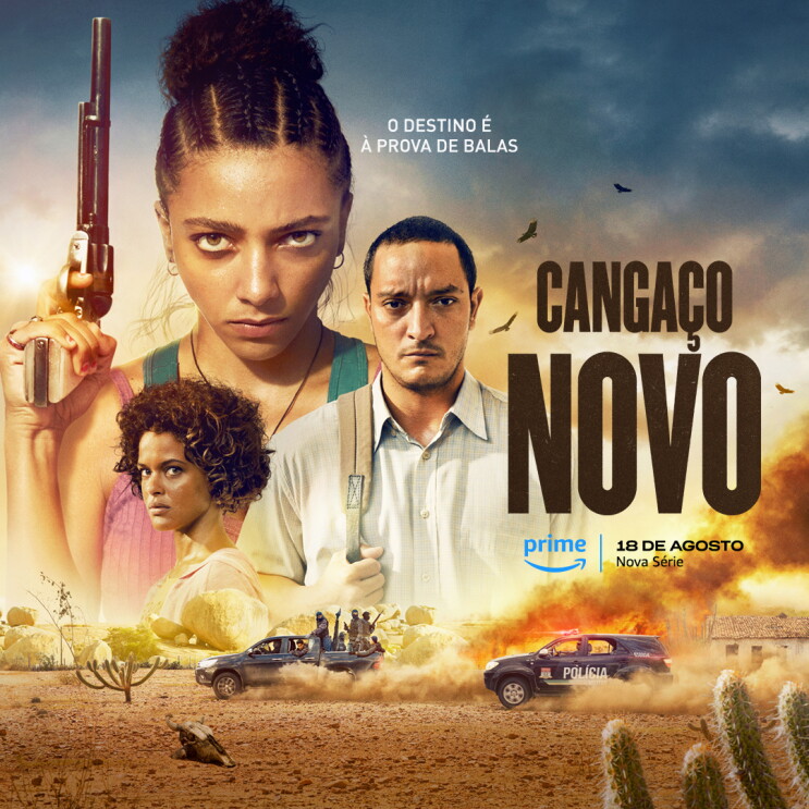 Cartaz da nova série brasileira original Amazon Cangaço Novo