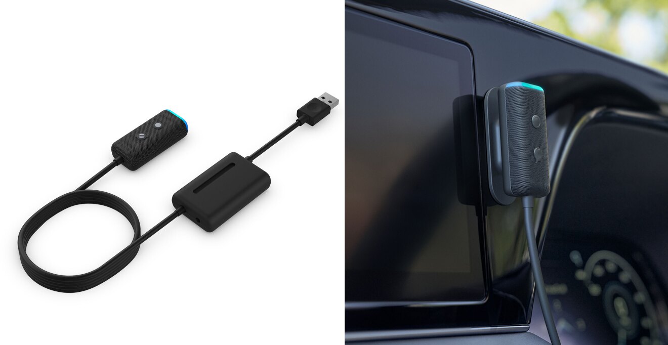 Echo Auto(第2世代)本体と車に搭載した例