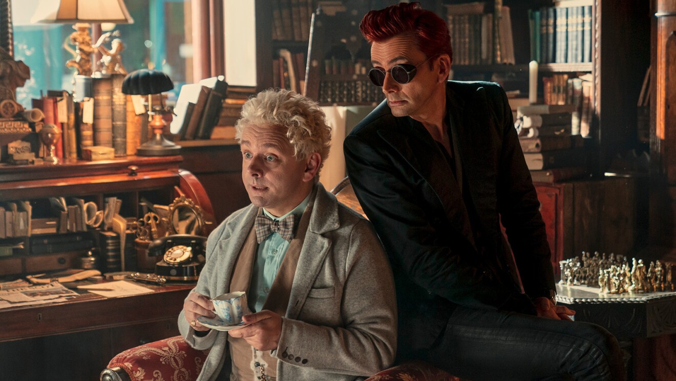 A scene from the Amazon Original show "Good Omens" Season Two.