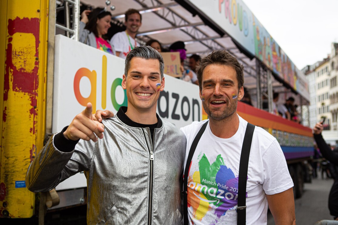 Die Teilnehmer der Amazon Affinity Group "glamazon"