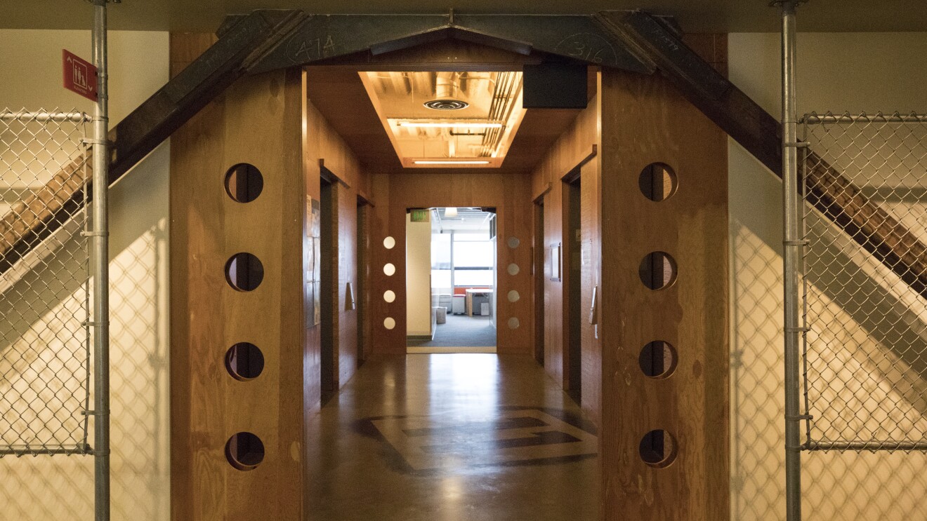 亚马逊的校园的照片在西雅图,华盛顿