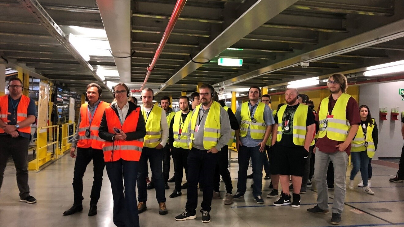Amazon Fulfilment work crew