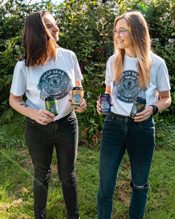 Joelle Hammond and Sarah McNena, co-founders of Drop Bear Beer 