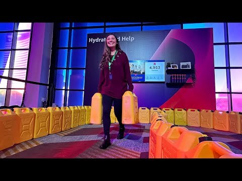 re:Invent 2023: Fill it forward with AWS and LaunchDarkly’s reusable water bottle and QR Code