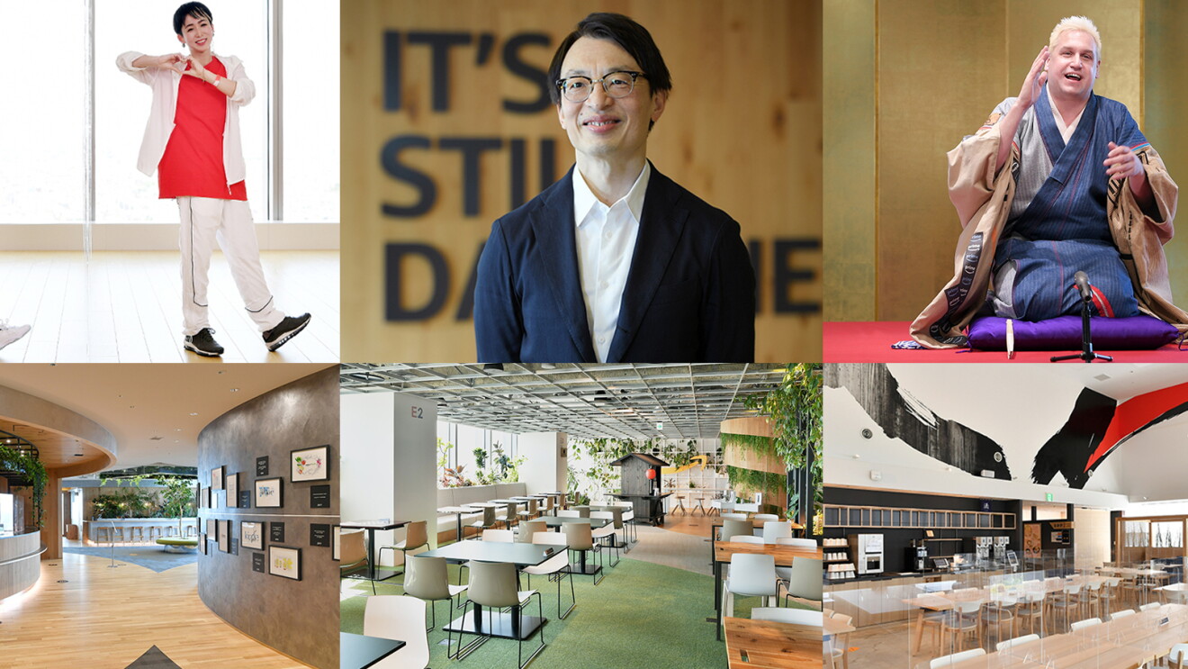 Amazon Family Dayの様子。ダンスレッスン、ジャスパー・チャン社長、桂サンシャインさん、Amazonのオフィス、社員食堂