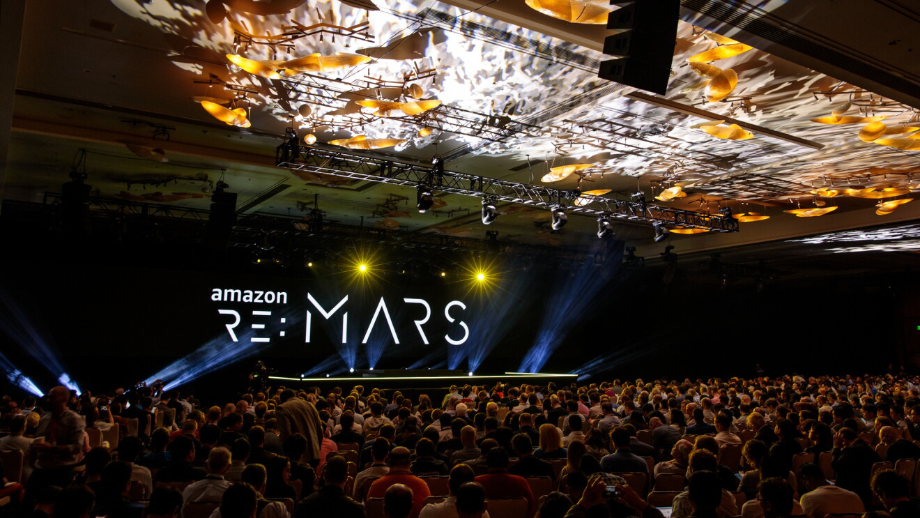 An image from re:MARS 2019 conference 